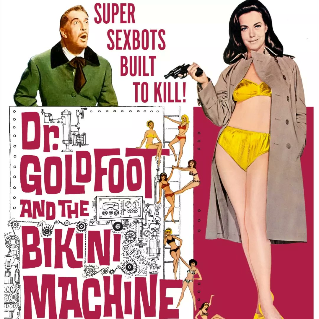 Vincent Price in October Night 15 :Dr. Goldfoot and the Bikini Machine. #lastnightsviewing #lastnightsmovie #vincentprice #octobermovies #horrorfam #drgoldfoot