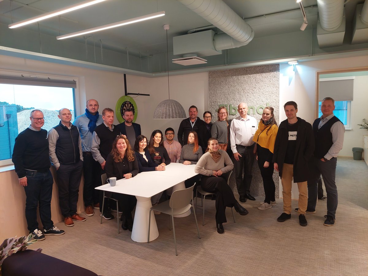 BETA_TechCentre's tweet photo. General Assembly of the @VIOBOND_EU project in person at #Fibenol facilities. Happy to share our expertise in impact assessment with these great partners!

▶️ Lignin extraction to valorize wood waste is a sustainable alternative to replace chemical resins in plywood production. https://t.co/UPa65bS5XI