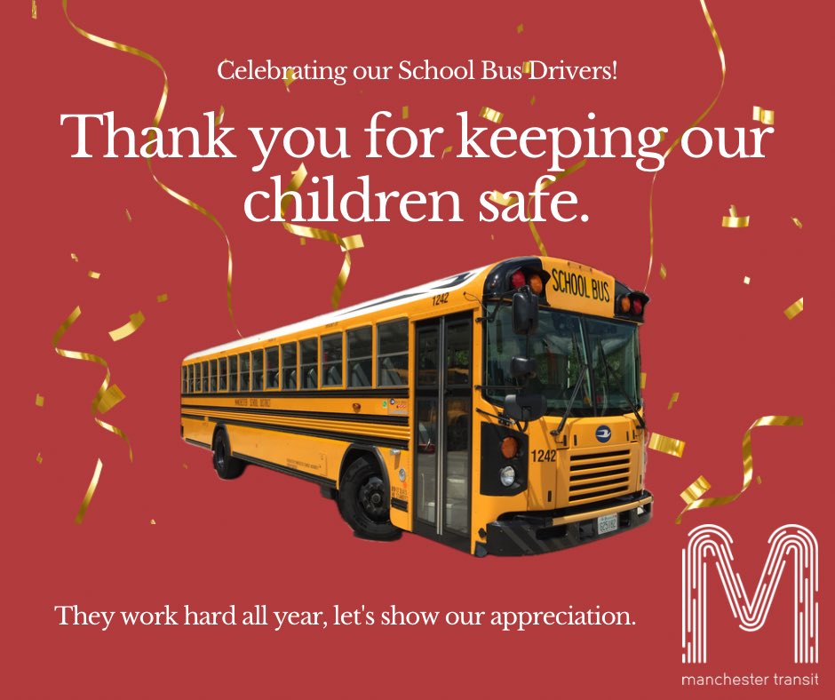 School bus driver appreciation week!