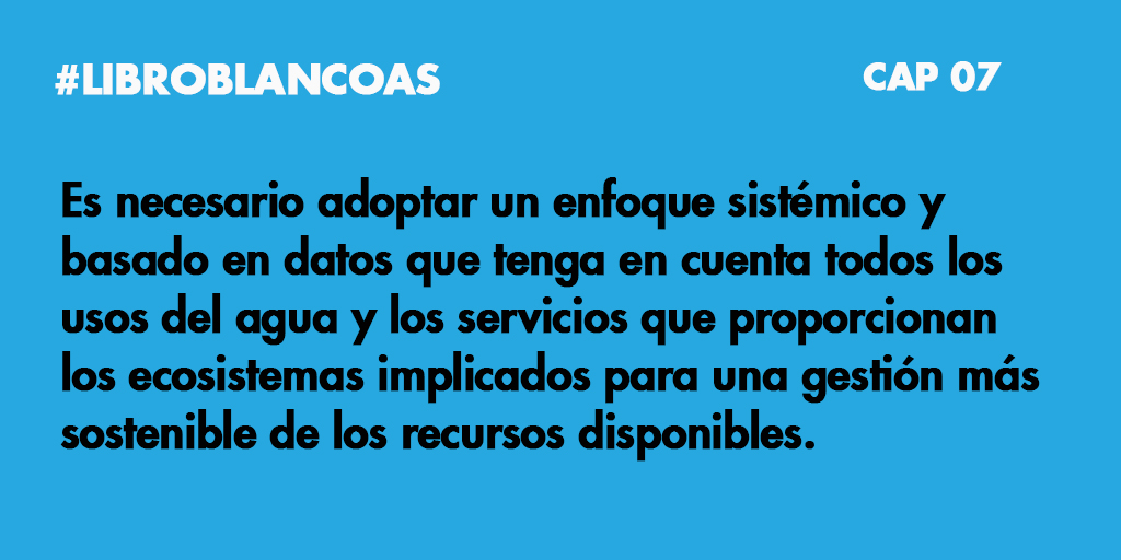 @P_ZorrillaMiras <a href="/funalternativas/">Fundación Alternativas</a> <a href="/WWFespana/">WWF España 🐼</a> <a href="/greenpeace_esp/">Greenpeace España</a> <a href="/La_UPM/">Universidad Politécnica de Madrid</a> <a href="/FAOenEspanol/">FAO en español</a> <a href="/FAOEspana/">FAO en España</a> <a href="/EUEnvironment/">EU EnvironmentAgency</a> <a href="/elopezgunn/">Elena López Gunn</a> <a href="/icatalist/">ICATALIST</a> ➥Se plantea la importancia de emplear un enfoque sistémico en la gestión del agua, lo que requiere mejorar la coordinación de los organismos hidrológicos, ambientales y agrarios para que actúen con unos objetivos comunes, aumentando la transparencia de los datos.
