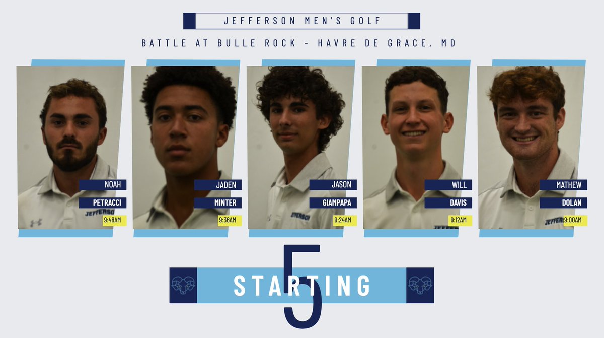 Jefferson University Golf tweet media