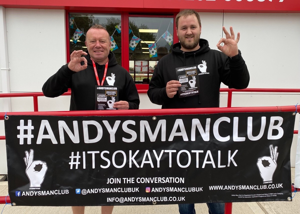 Help Required please - Do you know a local football ground that would be prepared to have and Andys Man Club Banner at their ground? 

If so, please ask them to get in touch with us and we can get it arranged with <a href="/andysmanclubuk/">#ANDYSMANCLUB</a> 

Feel free to tag your local team - Retweets