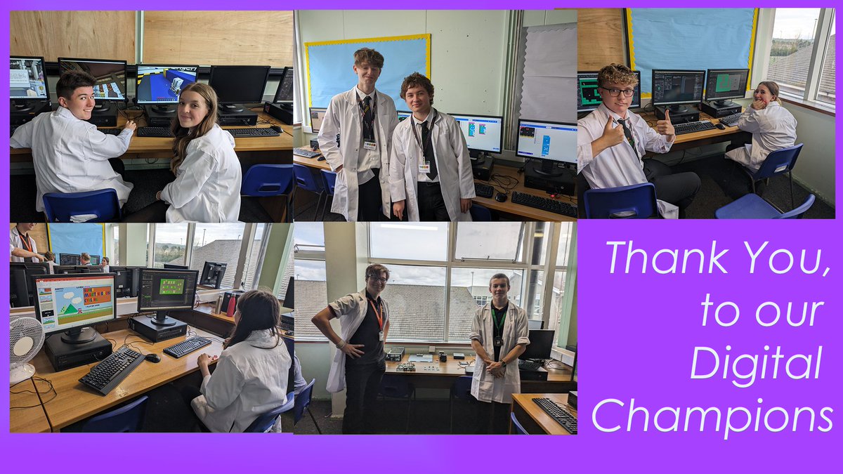 ICTPencoed's tweet photo. A fabulous Open Evening for Year 5 and 6.  What a pleasure to welcome such polite &amp; digitally talented young ones to our classroom.  Thank you to our  Digital Champions, for making the evening such a success. 
#minecraft #Microbit #gamemaker #buildacomputer
@PencoedComp https://t.co/bUGs2VLpNo