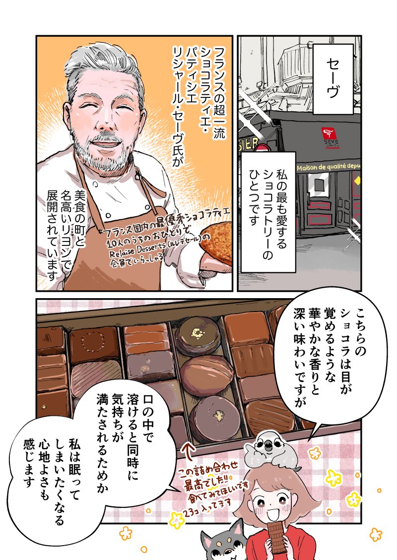 【お知らせ】フランス、リヨンのショコラトリー『SÈVE』(セーヴ)
アドベントカレンダーのイラストを描かせていただきました🥰HPはフランス語なので、私は日本語翻訳かけて注文しています。よろしければチェックしてみてください。本当に美しい味のするショコラたちです!
https://t.co/4fTRTJAJaU