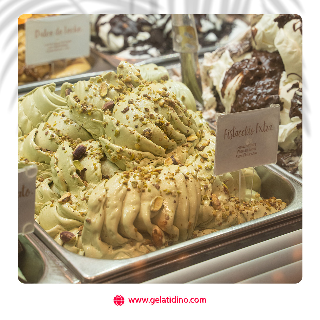 Discover the richness of 'Extra Pistachio' at Dino Gelati Qatar! Our pistachio gelato is an intense nutty delight that's perfect for pistachio lovers. Dive into the nutty goodness and satisfy your cravings. Try it today! 🌰😋 #GelatiDinoQatar #NuttyDelight #PistachioLove