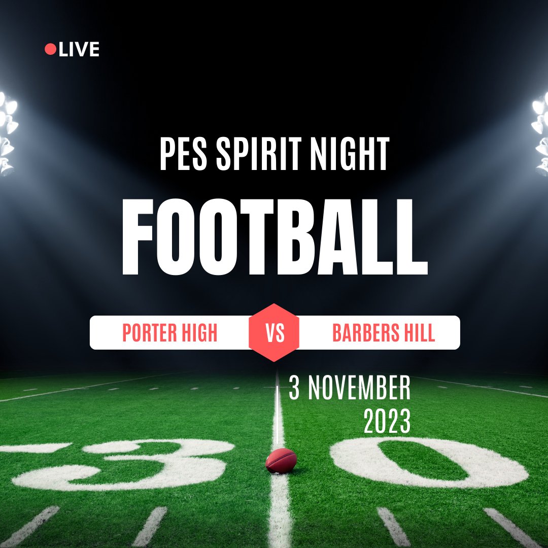 Join us TOMORROW to run on the field with the football players! Wear a Porter El shirt. (Wearing a Porter shirt will allow the student and 4 immediate family members in for free!) #ncisd #PES_Eagles