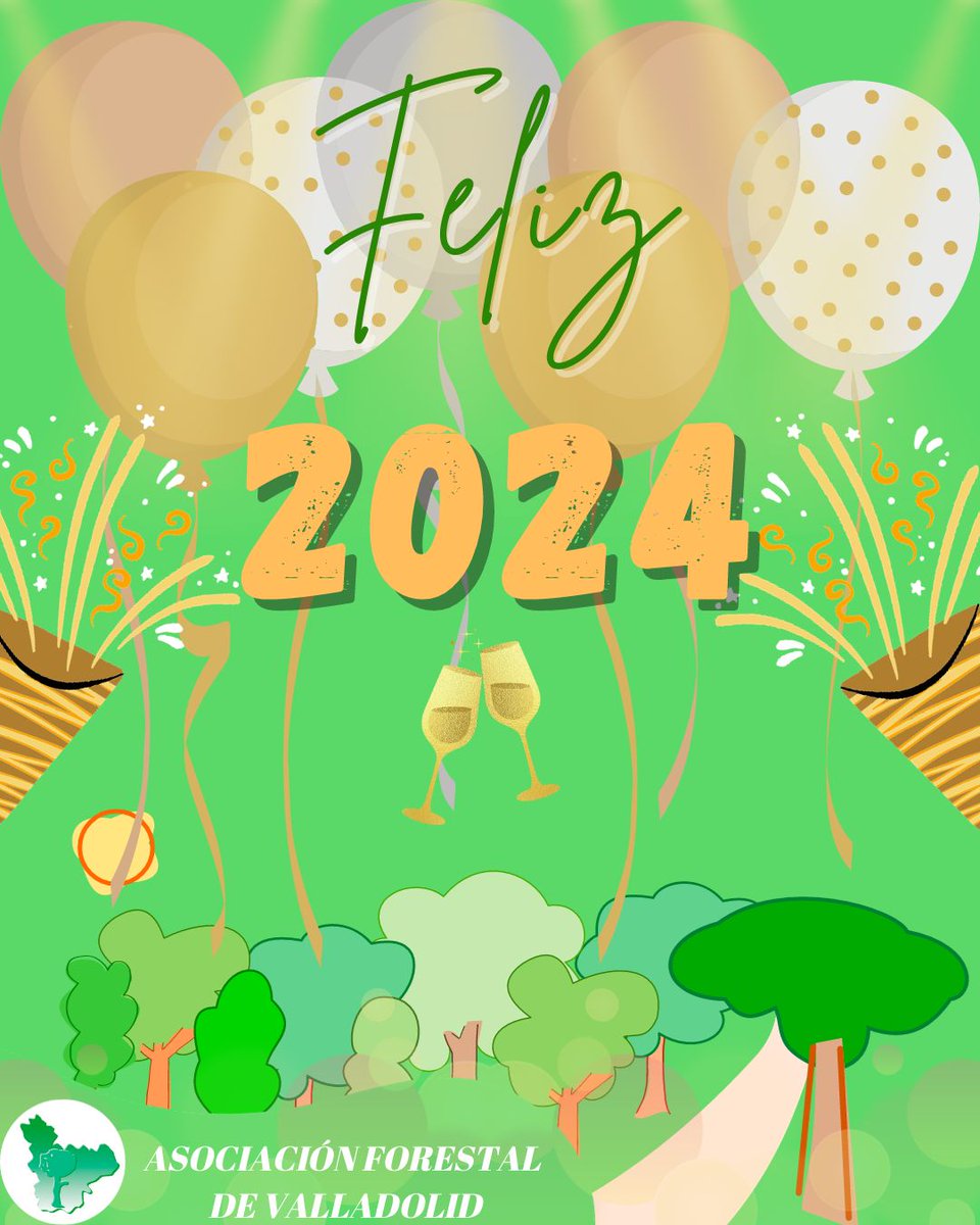 🎉🍾 ¡Feliz 2024!

🌳 Este nuevo año seguiremos trabajando por la gestión forestal sostenible y por facilitar los trabajos en el monte y las gestiones administrativas a nuestros socios

#Feliz2024 #AñoNuevo #gestiónforestal <a href="/fafcyle/">FAFCYLE</a> <a href="/Selvicultores/">Selvicultores</a>
