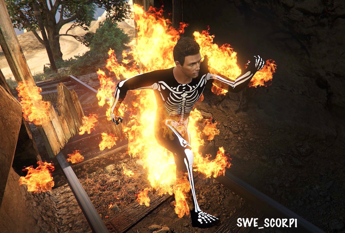 GTA V - Better run fast <a href="/w4gg3r5/">𝗪𝗮𝗴𝗴𝗲𝗿𝘀</a> 😅🔥

#GTAV
#GTA5 #GTA #RockstarGames #GTAOnline #character #gtaphotos #GrandTheftAutoV
#GrandTheftAutoOnline #GamerGirl #Gamer
#Girlgamers #Gamers #gaminglife #gamingcommunity #gaming #halloween #picoftheday #rockstar #fire #skeleton #flame