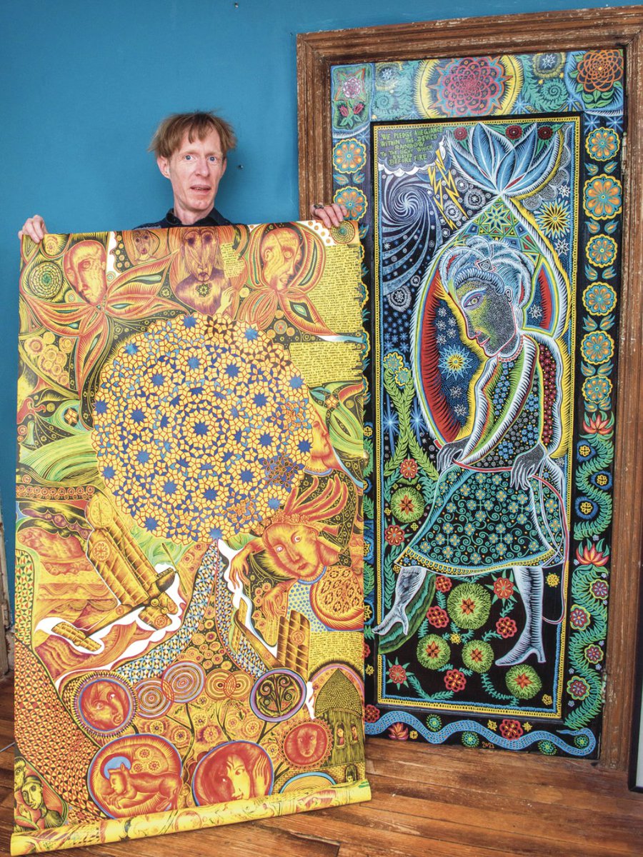 RawVisionMag's tweet photo. Step into the extraordinary realm of Justin Duerr, where creativity knows no bounds. Featured in #RawVision116 - available to pre-order now!
https://t.co/1jBbHhuSVg
#justinduerr #justinduerrart #outsiderart #selfaughtart #visionaryart #artmagazine #rawvision #rawvisionmagazine https://t.co/giMmvmudjc