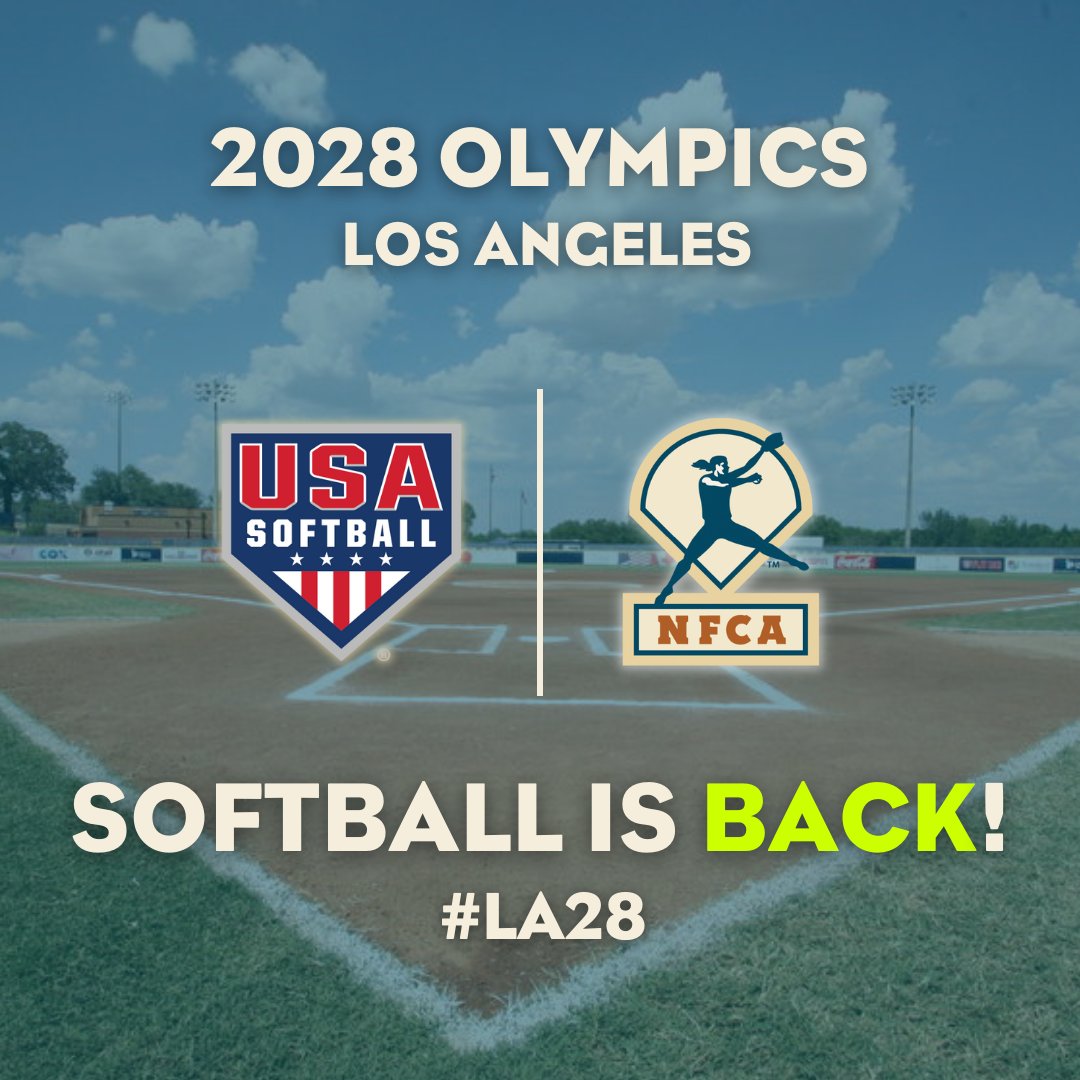 🥎 Softball returning to @Olympics for 2028 Los Angeles Games! Read more: bit.ly/3S82LRo
