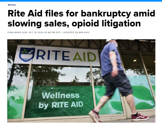 Stocktwits's tweet photo. MEME STOCK WATCH 👀

Rite Aid has just opened trading this morning after announcing bankruptcy over the weekend.

Here's why investors think $RAD could be setting themselves up for a meme stock run:
• An iconic brand/company
• High short interest
• A catalyst (bankruptcy) https://t.co/6iNXIuDGCz