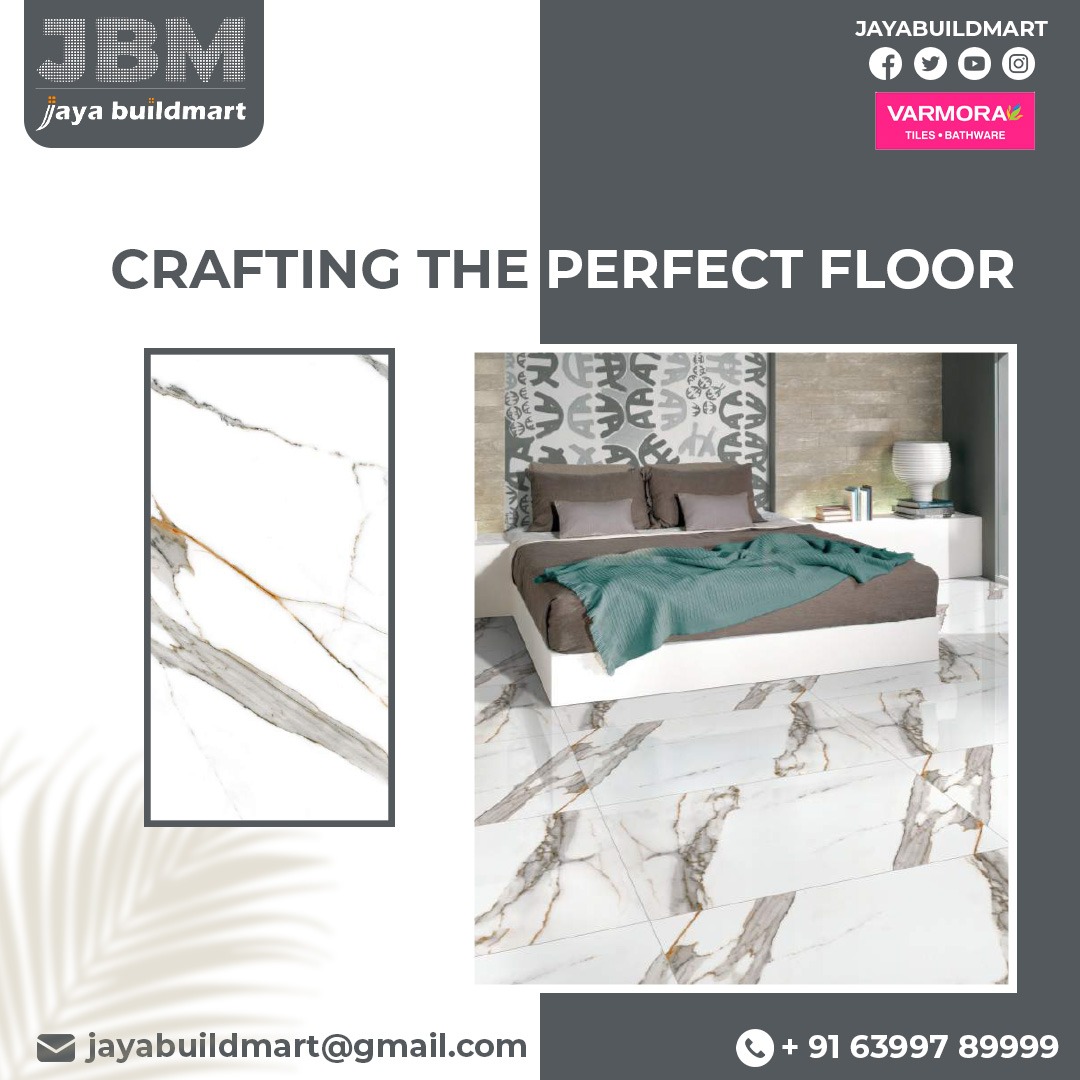 We're dedicated to crafting the perfect floor for your bedroom using our exquisite range of floor tiles. From elegant minimalism to rich, intricate designs, we offer a spectrum of options to suit your unique aesthetic.

#Floortiles #Bedroomroom #Luxuryspaces #Interiors #Stylish