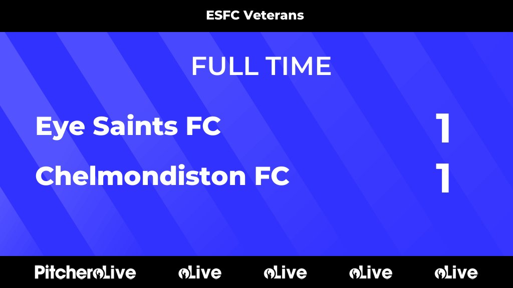 FULL TIME: Eye Saints FC 1 - 1 Chelmondiston FC
#EYECHE #Pitchero
eyesaintsfc.com/teams/243433/m…