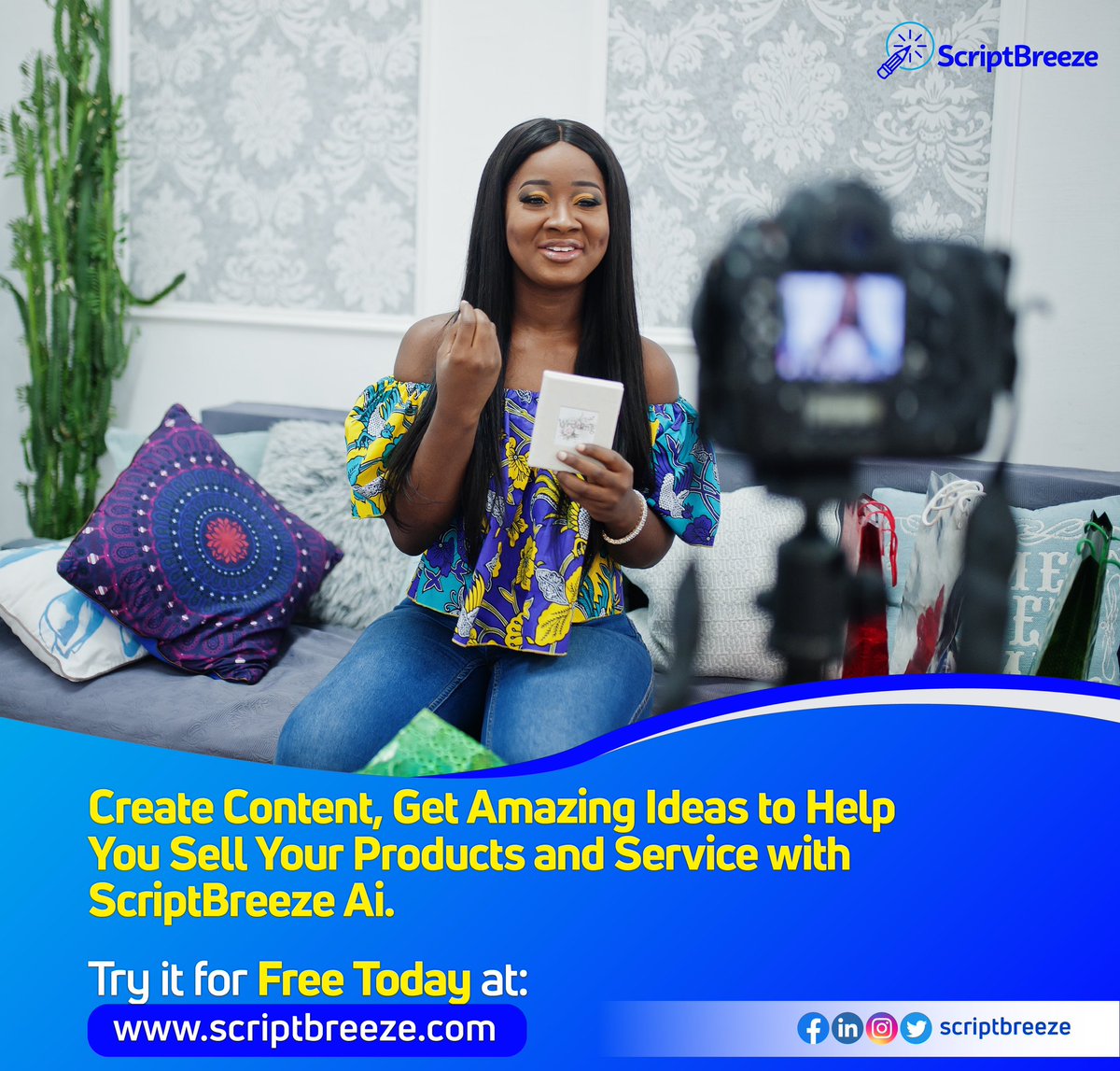 ScriptBreeze's tweet image. Bring your business to life with amazing content ideas and creativity through ScriptBreeze Ai.

Log on to ScriptBreeze today and discover the amazing features to help you manage and grow your business.

Visit ScriptBreeze.com to get started.

#scriptbreeze #aiwebsites