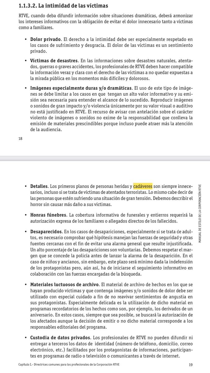 MarkosTricker's tweet photo. En el código deontológico del Periodismo viene bien claro, a veces la audiencia no lo es todo. https://t.co/hEBww6DiW3