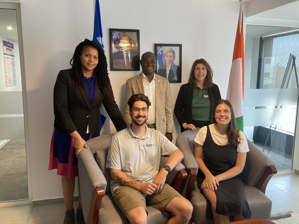 Québec à Abidjan (@quebecabidjan) on Twitter photo #Solidarite internationale : <a href="/QuebecAbidjan/">Québec à Abidjan</a> reçoit Madame Nathalie Roy, Vice doyenne à la formation et à l’équité, diversité et inclusion de la faculté de génie de <a href="/USherbrooke/">Université de Sherbrooke</a> en visite du projet CAJOUS de valorisation des résidus agricoles dans le nord de la Côte d’Ivoire! #Solidarite internationale : <a href="/QuebecAbidjan/">Québec à Abidjan</a> reçoit Madame Nathalie Roy, Vice doyenne à la formation et à l’équité, diversité et inclusion de la faculté de génie de <a href="/USherbrooke/">Université de Sherbrooke</a> en visite du projet CAJOUS de valorisation des résidus agricoles dans le nord de la Côte d’Ivoire!