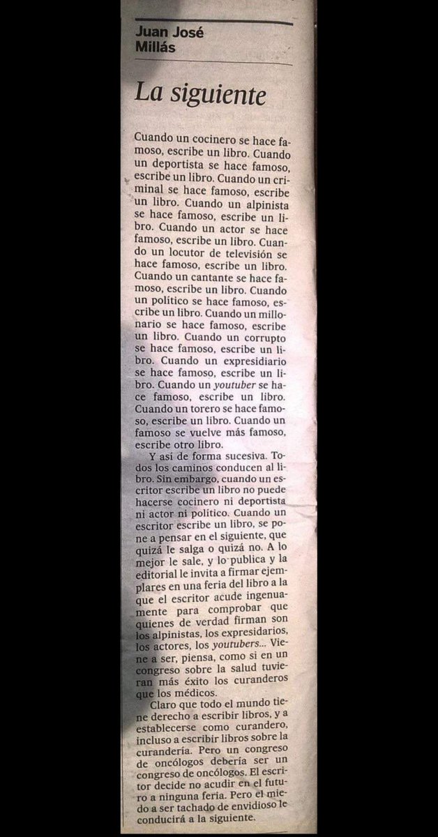 Sempre és un bon dia per tornar a penjar aquesta columna.