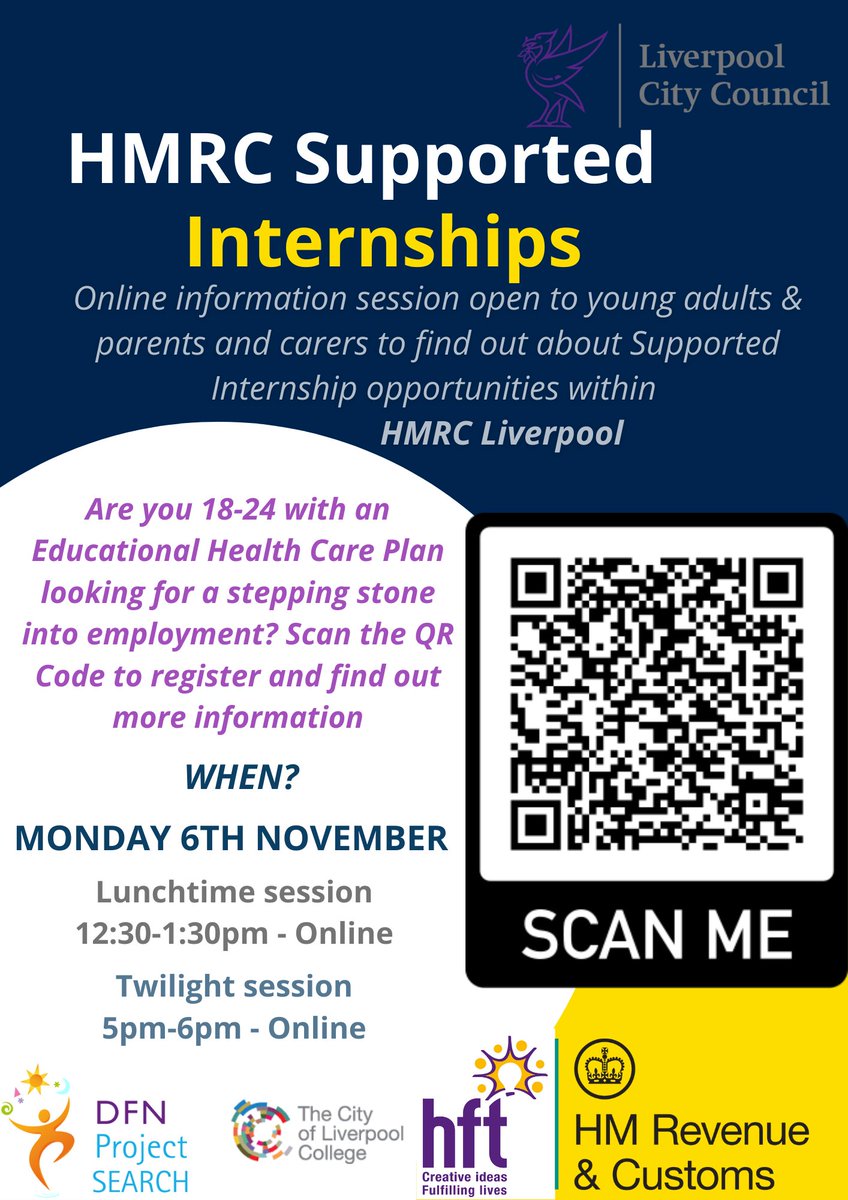 #Supportedinternships @Intern2WorkLiv @HMRCgovuk 
E: pip@liverpool.gov.uk