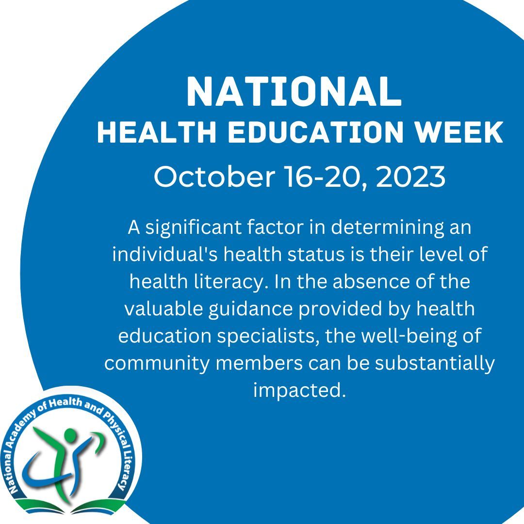 It's National Health Education Week! 

This week, we're honoring the dedicated health educators who empower us to make informed decisions about our well-being. Thank you for your invaluable work! 

#NHEW #HealthEducators