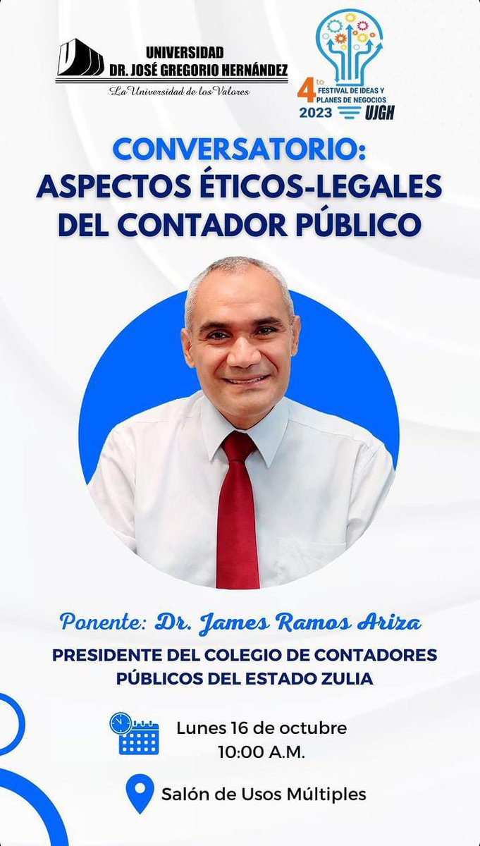 ¡Gente UJGH! 

Te invitamos a este interesante conversatorio el día de hoy a las 10am 

Lugar: Salón de Usos  Múltiples