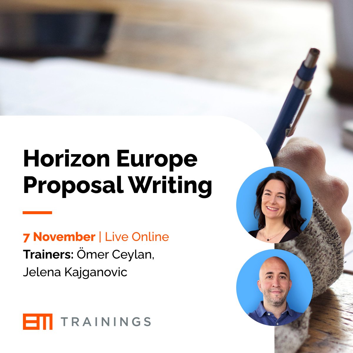 Less than a month to our Horizon Europe Proposal Writing webinar w/ Jelena &amp; Ömer⌛ Save your spot 👉 bit.ly/PWNov23

Get all the advanced tips you need, align your proposal to your call text, fill in your proposal template from A-Z &amp; make it stand out💯