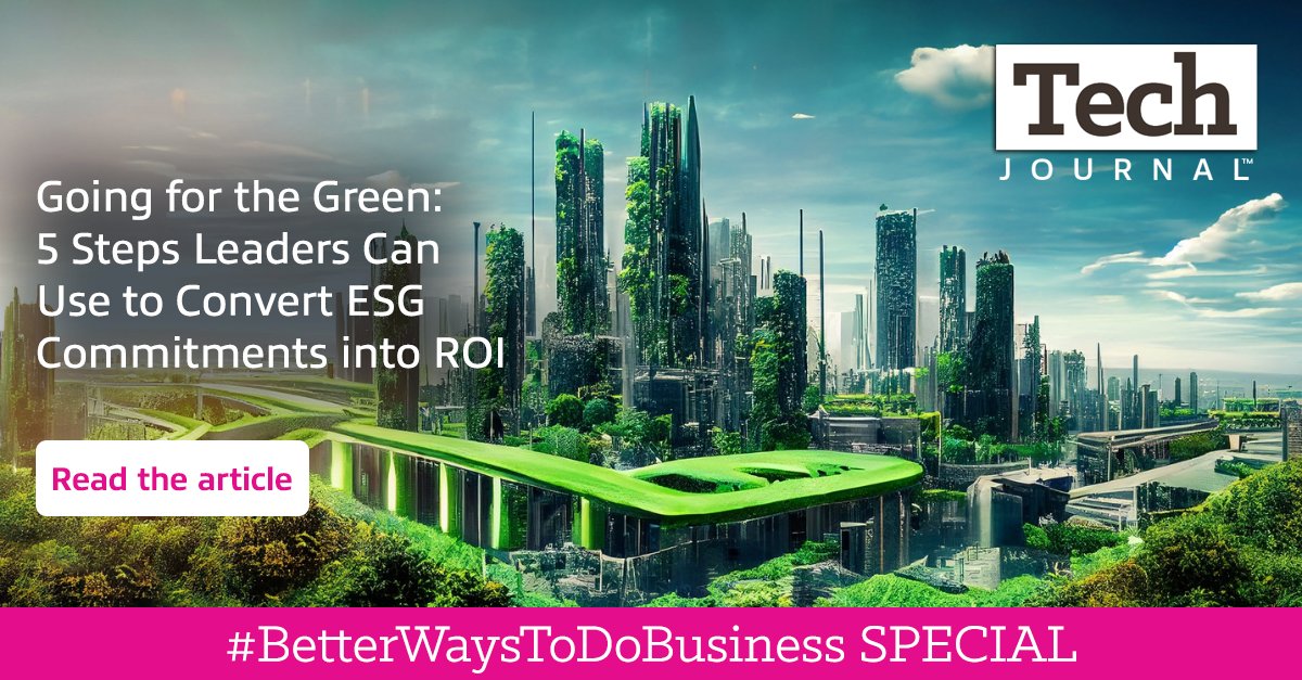 AlexGInsightUK's tweet photo. Looking for straightforward ways to convert your #ESG commitments into ROI? 📈 

The new edition of Insight's Tech Journal provides 5 steps business leaders can take to achieve this.

Discover how today. https://t.co/84MtzGIFqH 
#BetterWaysToDoBusiness https://t.co/9yWXSb6I8R