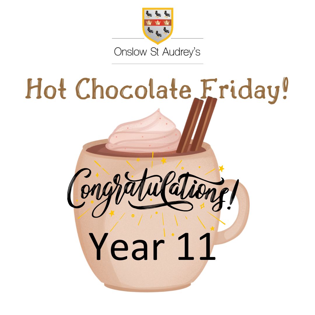 Congratulations to our Year 11#HotChocolateFriday students for their outstanding achievements this week, keep it up!
#PositiveEnergy #hatfield #CelebratingSuccess #educationmatters