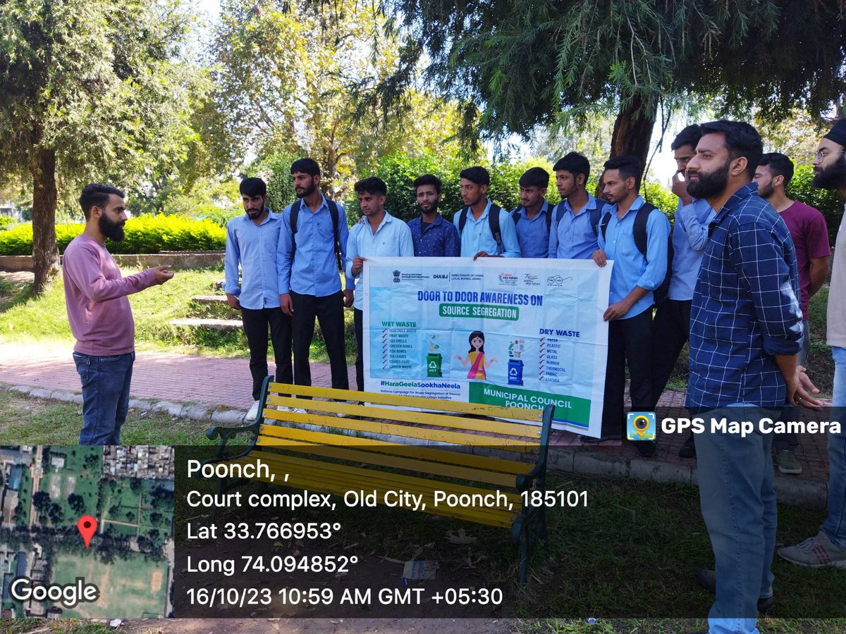 SwachhPoonch's tweet photo. Processing of wet and dry waste with college students @aiilsgjk @JammuUlb @CouncilPoonch @j https://t.co/wAmclZoZKR