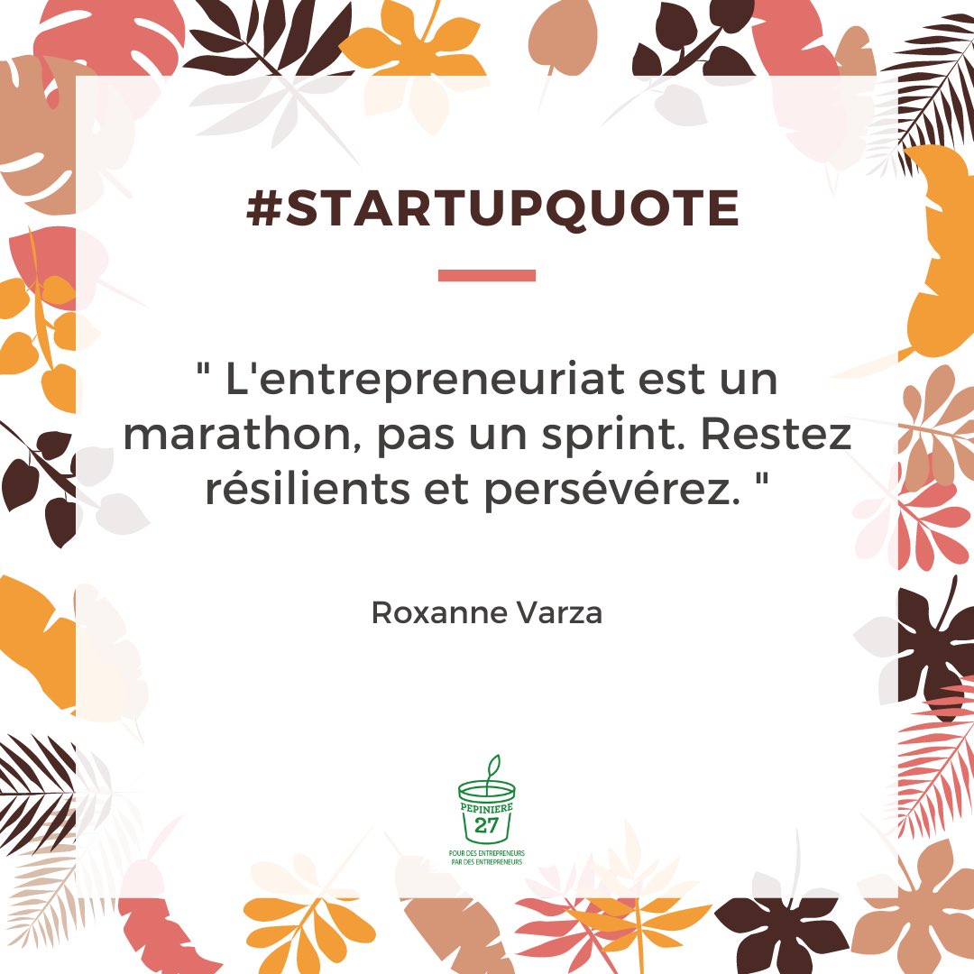 ✨ [MONDAY MOTIVATION] ✨
Motivation de cette semaine grâce aux paroles inspirantes de Roxanne Varza, directrice de Station F 🚀
Bonne semaine à tous !
#motivationentrepreneur #motivationdulundi #mondaymotivation #entrepreneurs #entrepreneuriat #mindset #entrepreneurlife
