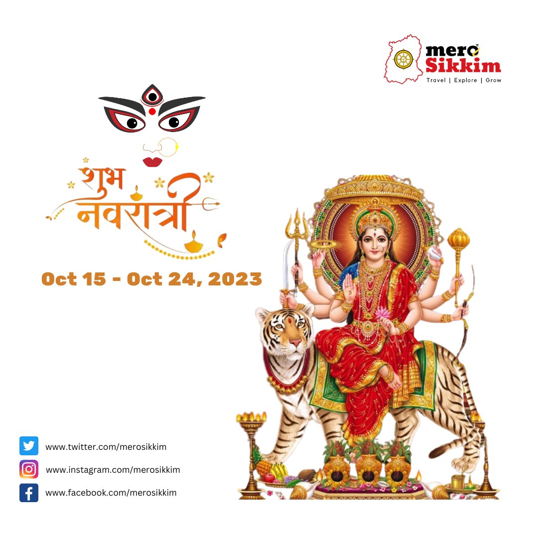 ansulphd's tweet image. Happy Durga Puja 2023

#DurgaPuja2023 
#DurgaPuja 
#Navaratri 
#merosikkim