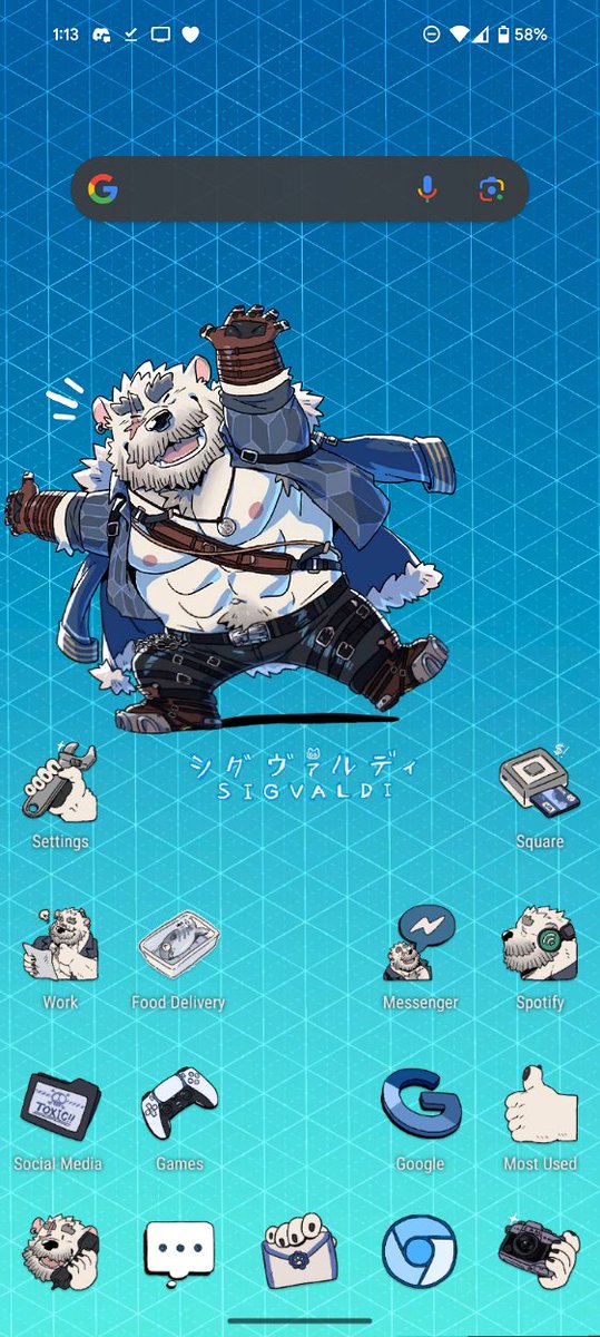 BearWivMe's tweet photo. Slowly making a Sigvald themed icon set, don't know if I'll ever release it publicly but it's been pretty fun making these 🐻‍❄️

#シグヴァルディ #アナドスR https://t.co/Y6qKVY9fyE