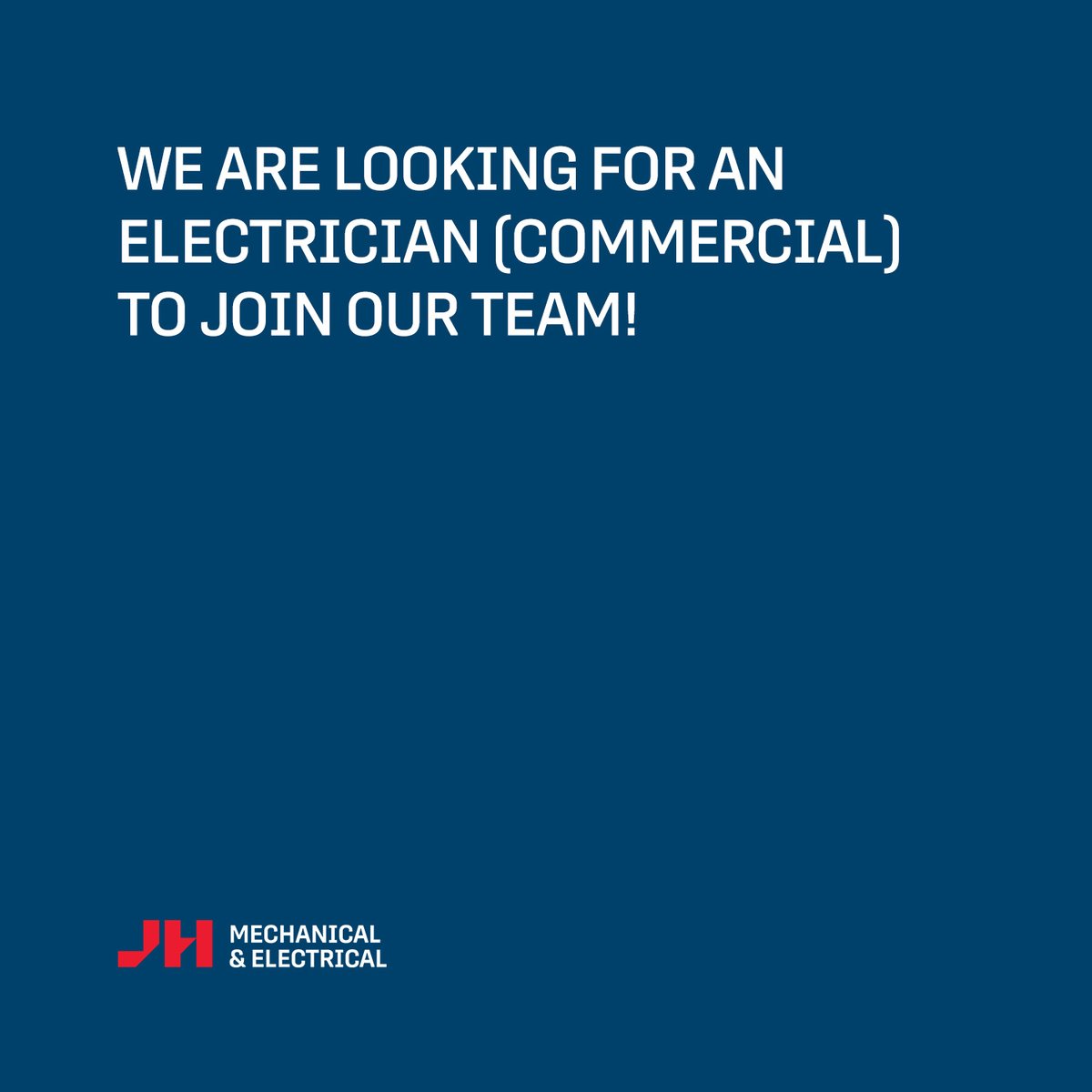 We are hiring a Electrician (commercial) to join our team!

Due to continued growth, we are looking to recruit an experienced electrician to undertake commercial electrical installation work across the north east of England.

Apply here - uk.indeed.com/job/electricia…