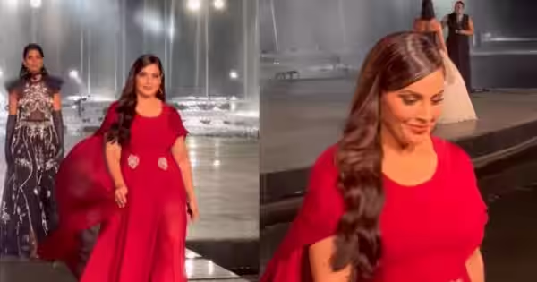 DanishPandey5's tweet photo. Bipasha Basu's return to the ramp at LFW showcases her confidence and body positivity as a new mom. #BodyPositivity #LFW2023 #BipashaBasu #MommyBody https://t.co/WtGsPgmnyk