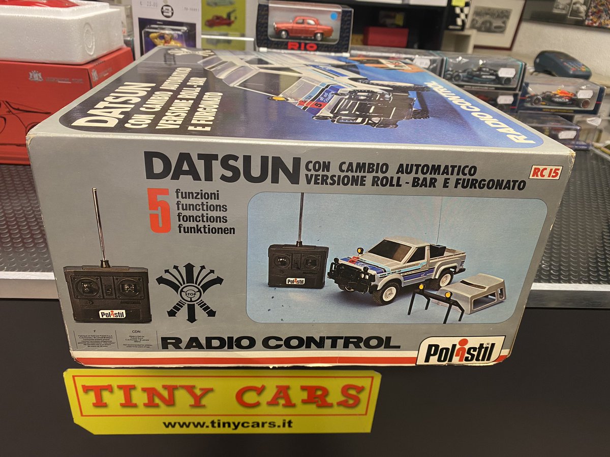 cars_tiny's tweet photo. Raro Dataun Radio Control Polistil mai uscito di scatola! #tinycars #slot #radiocommandé #radiocomando #datsun #toy #giocattoli #modellismo https://t.co/yIFcrXfHJ4