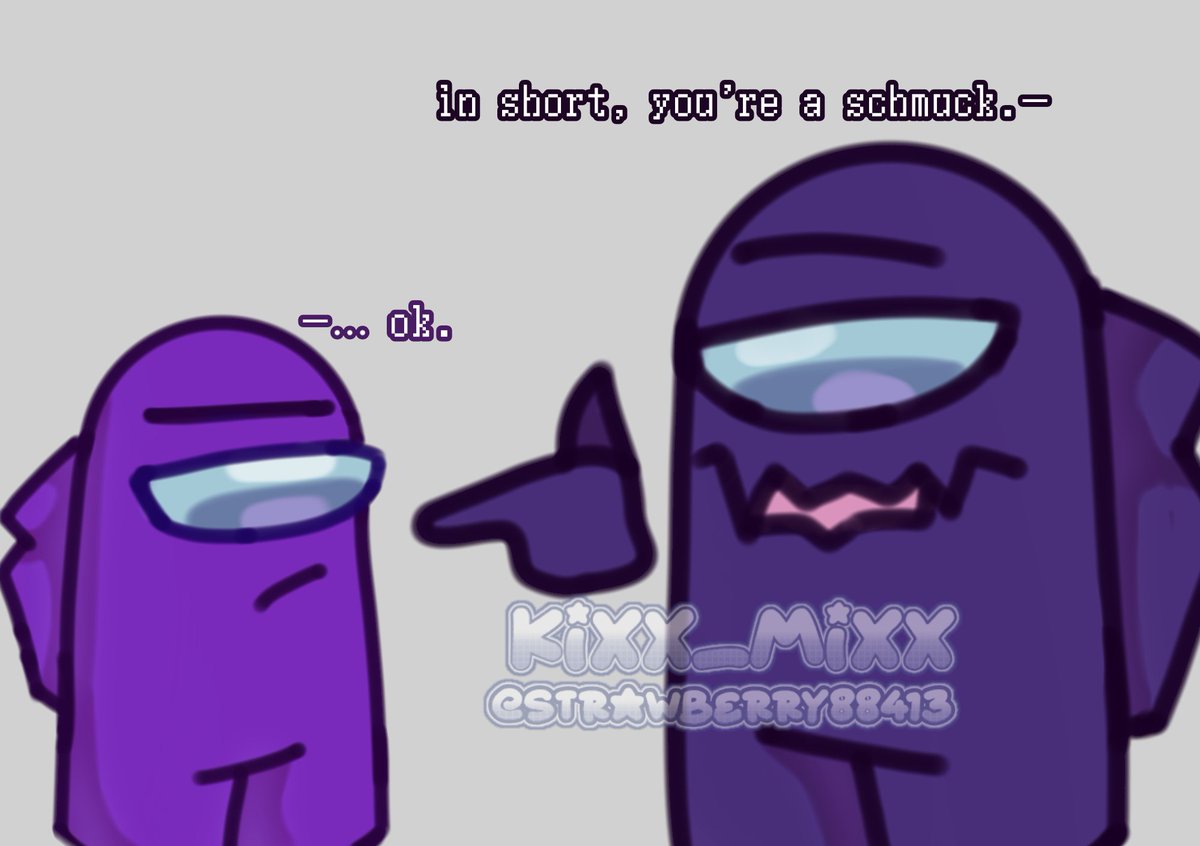 Strawberry88413's tweet photo. redrawing of my old art =∆

(for non-russian people, in the first picture text is the same as in second one)

#AmongUs #amongusart #rodamrix #indigo #indigorodamrix #purple #purplerodamrix https://t.co/0b1e2b4k5h