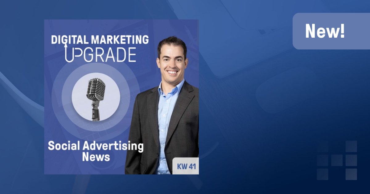 Thomas Hutter (@thomashutter) on Twitter photo 🌟 Tauche in die Welt der brandneuen Entwicklungen im Social Advertising ein!
In den «Social Advertising News» erfährst Du alles, um Deine Werbekampagnen auf das nächste Level zu bringen:
digitalmarketingupgrade.podigee.io/195-social-adv…
#SocialAdvertising #Werbung #DigitalMarketing #Neuigkeiten 🌟 Tauche in die Welt der brandneuen Entwicklungen im Social Advertising ein!
In den «Social Advertising News» erfährst Du alles, um Deine Werbekampagnen auf das nächste Level zu bringen:
digitalmarketingupgrade.podigee.io/195-social-adv…
#SocialAdvertising #Werbung #DigitalMarketing #Neuigkeiten