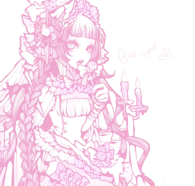線の色変えたりしてみるのも楽しい。#イラスト #illustration 