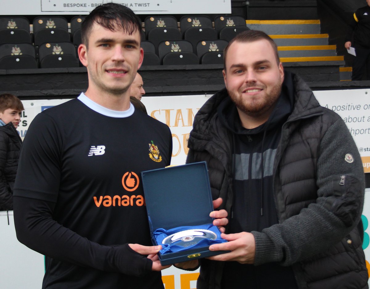 <a href="/JackDoyle_3/">Jack Doyle</a>  was presented with his award for reaching the 100 start miletsone for the club. Presenting the award was his brother Joe.