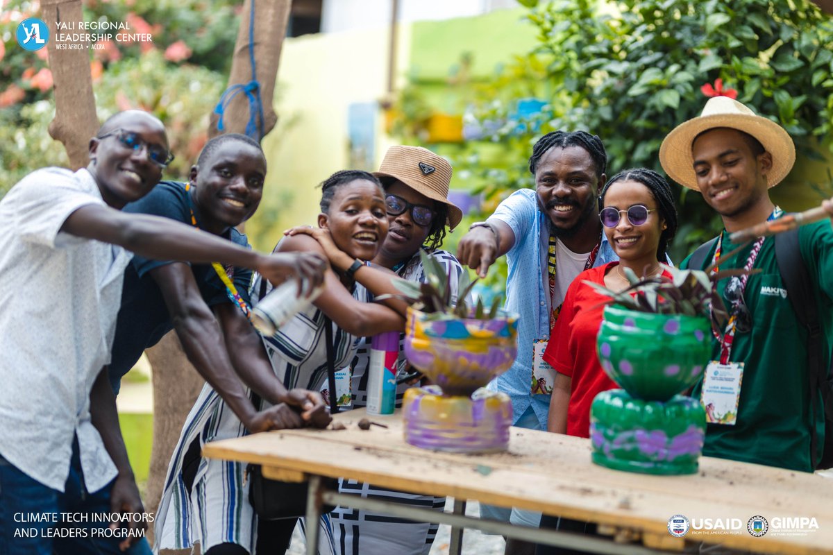 YALIRLCWAAccra's tweet photo. As we begin week 2 of the Yali Climate Tech Innovators Program, here are some shots from the weekend. It has been a swell time so far and anticipation for the remaining days is through the roof!
#YaliClimateTechProgram #ClimateAction #GreenTech #Innovation https://t.co/HTwVIX8sMp