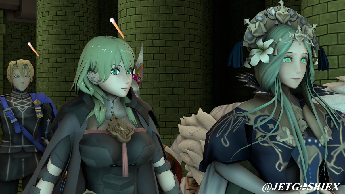 JetgoshiEX's tweet photo. Enter the Holy Tomb with Byleth and Nia(1/2)
#byleth #FireEmblem #Nia #XenobladeChronicles2 #Rhea #Psychored #Dimitri https://t.co/Z358QyodiI
