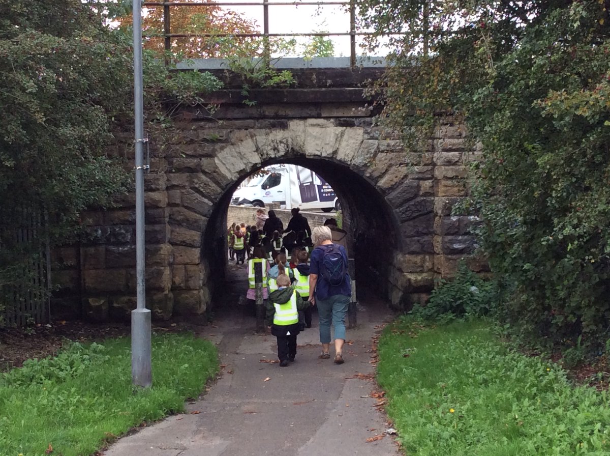 SirEdHillaryPri's tweet photo. Y1 WalkaboutWorksop From the top of the hill we can see the Train Station. Under the Railway to the Flour Mill. Then to the Ranch to see ducks. https://t.co/Lbuap0GMX7