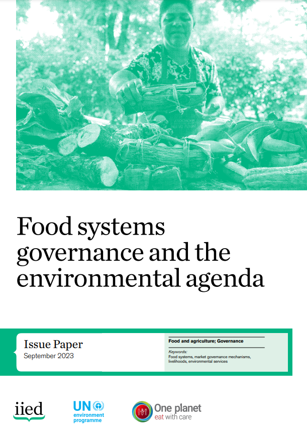 Today is #WorldFoodDay. Food systems are major contributors, but also critically vulnerable, to climate change, biodiversity loss &amp; pollution.

Governance plays a critical role in transforming #FoodSystems towards increased sustainability. Find out more: iied.org/21616iied