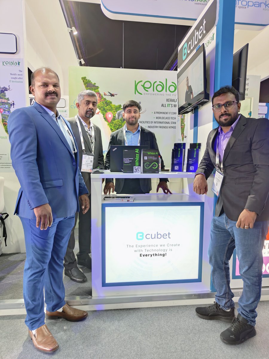 CubetTech's tweet image. We’re kicking off Day 1 at @gitex_global. Join us at H26-C50-7, Dubai World Trade Centre and experience the future of conversational AI with Whizz.

Stay tuned for exciting updates...!

#GitexGlobalUpdates #WhizzAI #ConversationalAIPlatform #DataAutomationMadeSimple