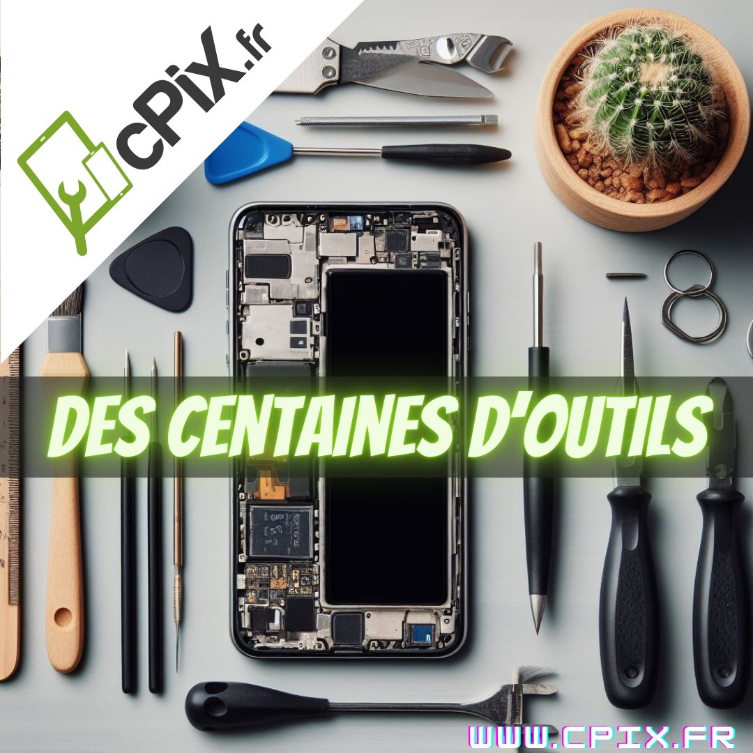 cpixfr's tweet photo. Réparez vos smartphones avec les meilleurs outils !
Disposer des outils appropriés est essentiel pour assurer un résultat fiable et de qualité.

Tournevis de précision, pinces fines, ventouses, kits spécifiques... chez https://t.co/UKVFx9K7uN à Toulouse https://t.co/iqaI0sUm1k