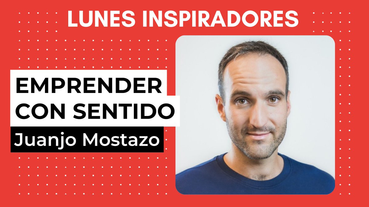 ¡Feliz lunes! 😊 Esta semana conocemos la trayectoria profesional inspiradora de Juanjo Mostazo, emprendedor, cofundador de HOMA Games y business angel

Vídeo 👉 youtu.be/nkn-eWnFZ5Y
Audio 👉 go.ivoox.com/rf/117623929