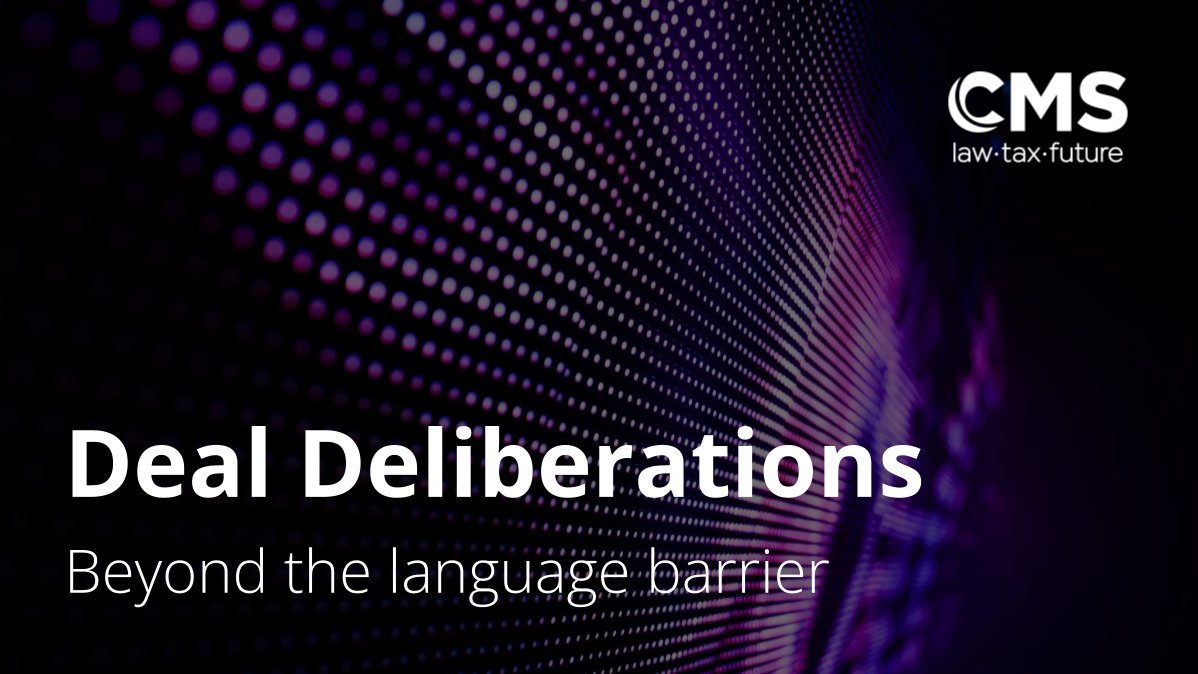 This #DealDeliberations article sets out the main differences and challenges cross-border #transactions present and the key factors that determine dealmaking success. Read it here: cms.law/en/gbr/publica… #CMSlaw #CMScorporate #crossborder #mergers #acquisition #dealmaking