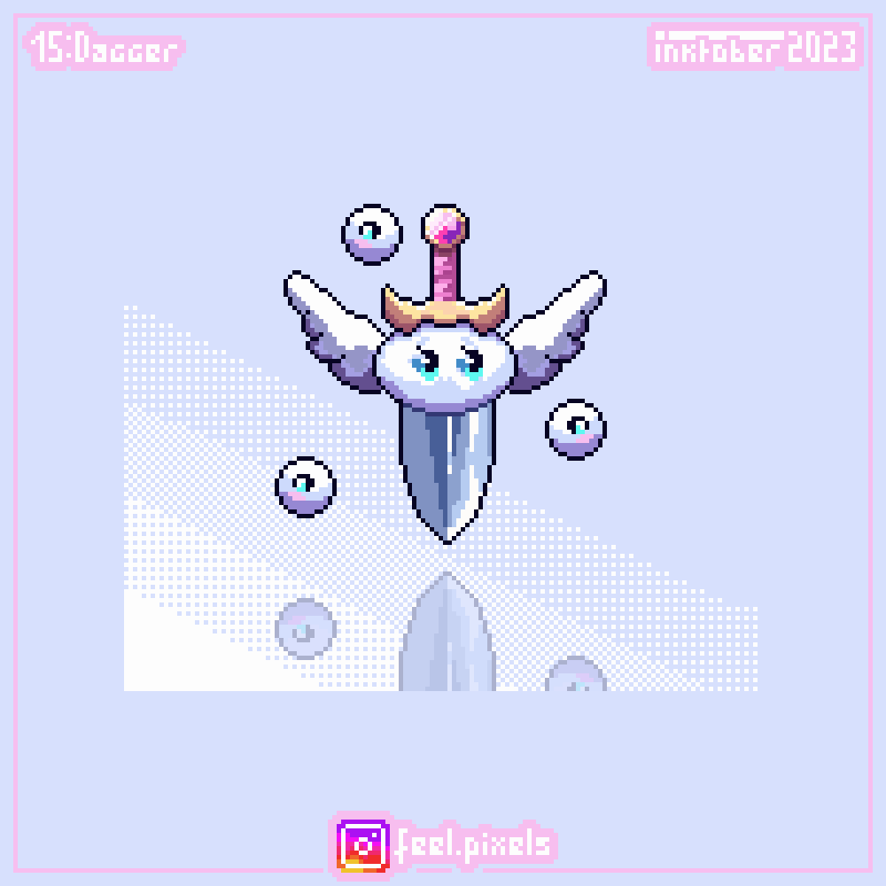 feel_pixels's tweet photo. For #inktober 2023,
15 : Dagger,
Just a little Dagger, not very inspired. π‘οΈποΈ
@inktober #inktober2023dagger #pixelart #γγγη΅΅ #aseprite #frenchartist #flying #characterdesign #itemdesign https://t.co/NWFiCODxom
