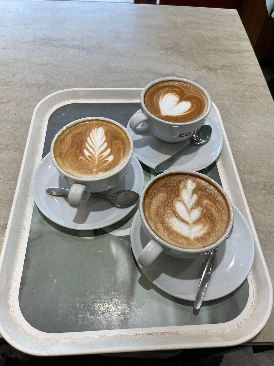 On Monday mornings, enjoy a Costa Coffee!☕
<a href="/CostaCoffee/">Costa Coffee</a> #Coffee #Costacoffee #MondayMorning #Autumn