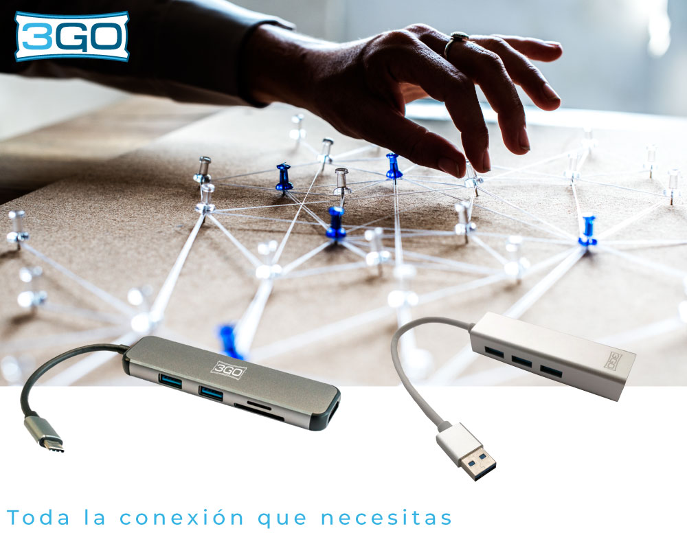 Simplifica tu vida digital con los hubs de 3GO. Conéctalo todo en un solo lugar, olvídate de cables enredados y mantén tu espacio organizado. ¡Conéctate, ahorra y disfruta! #3GO #hub 

3go.es/es/hubusb/3134…