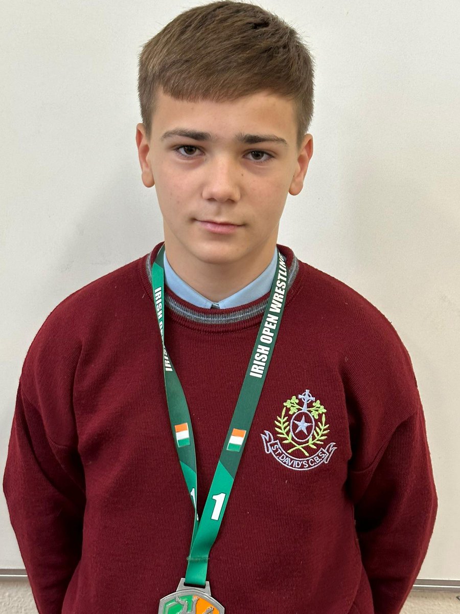 Congratulations to Ivano Mihajlovic from 1st year, winner of the All Ireland Wrestling Championship this weekend